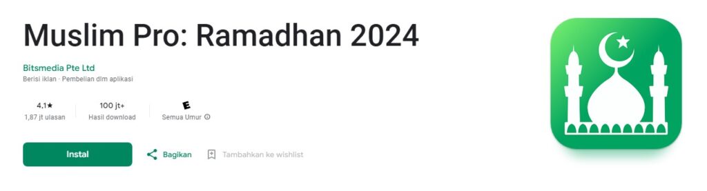 aplikasi ramadhan muslim pro